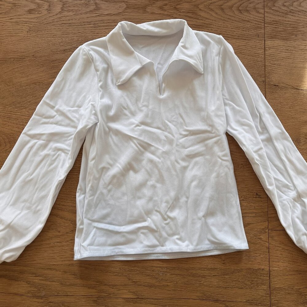 Boys White Ballet Shirt